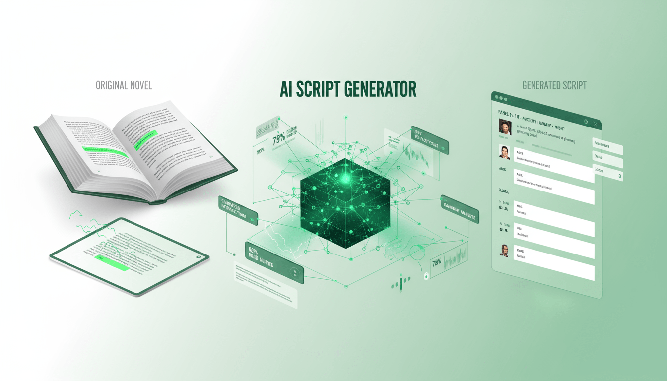 Smart Novel Analysis with AI Script Generator